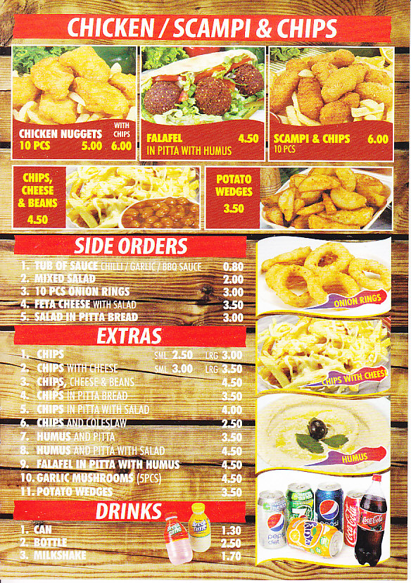 Marmaris Kebab House menu in Abergavenny