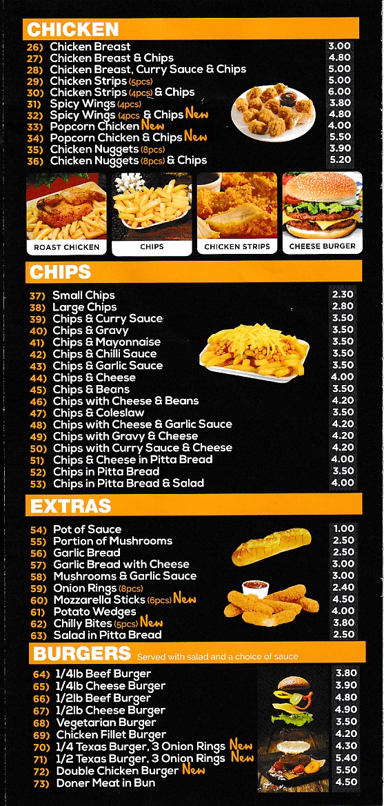 New Best Kebab Menu Newport