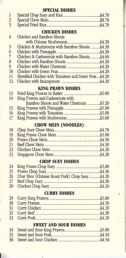 Kenabella chinese takeaway menu Newport