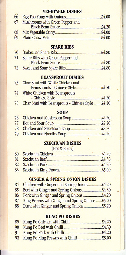 Kenabella chinese takeaway menu Newport